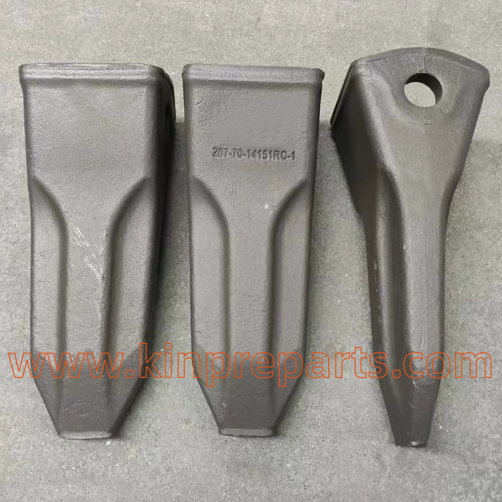 For Komatsu PC300 RC Forging Bucket Tooth 207-70-14151RC Excavator parts for komatsu pc300 rc forging bucket tooth 207 70 14151rc excavator parts